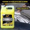 imageMeguiars Ultimate Wash and Wax Car Wash and Wax Cleans and Shines in One Step Wash Shine and Protect with an Enhanced pH Neutral Car Paint Cleaner 1 Gallon128 Fl Oz Pack of 1