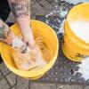 imageMeguiars Yellow Bucket Car Wash Bucket for Water and Suds  35 Gallon