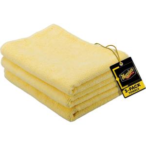 imageMeguiars Supreme Shine Microfiber Towels for Cars UltraPlush Car Microfiber Towel Set for Quickly Removing Product Without Leaving Swirls on Paint Glass Plastic or Chrome3 Microfiber Towels