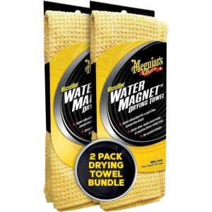 imageMeguiars Water Magnet Microfiber Drying Towel Premium Car Wash Microfiber Towel Thats Super Plush Water Absorbent ampamp ScratchFree Big Microfiber Towels for Cars 1 Pack2 Pack