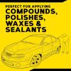 imageMeguiars 4quot Foam Applicator Pads 4 Count  UltraSoft Hand Applicators with a TightCell Foam Construction for a Smooth Application of Waxes Polishes Tire Dressing Protectants and More 4 PackNo Size