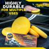 imageMeguiars 4quot Foam Applicator Pads 4 Count  UltraSoft Hand Applicators with a TightCell Foam Construction for a Smooth Application of Waxes Polishes Tire Dressing Protectants and More 4 PackNo Size