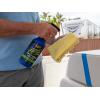 imageMeguiars Extreme Marine Water Spot Detailer  Hard Water Stain Remover that Offers Additional Shine and Protection in One Advanced Marine Detailing Spray  NonAbrasive Formula 32 Oz SprayVinyl  Rubber Protectant