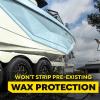 imageMeguiars M43 MarineRV Boat Wash pHBalanced BoatRV Wash for Protecting Fiberglass and Gel Coat StreakFree Shine that Keeps Surfaces Clean and Protected 64 Oz64 Oz