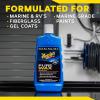 imageMeguiars M5616 MarineRV Pure Wax Carnauba Blend LongLasting Liquid Wax for Protecting Gel Coat Fiberglass and Painted MarineRV Finishes 16 Oz BottleCarnauba Blend