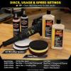 imageMeguiars MT300 Variable Speed Dual Action Polisher Professionally Designed Car Scratch Remover and Car Polisher with Digital Torque Management 1 Count