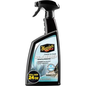 imageMeguiars Carpet ampamp Cloth ReFresher Odor Eliminator Spray  Interior Fabric Odor Eliminator  Permanently Eliminates Odors ampamp Freshens Fabrics in your Car Easy to Use Trigger Spray 24 Oz