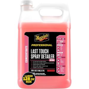 imageMeguiars D15501 Last Touch Spray Detailer Great for Use as Clay Lubricant creates a Showroom Shine Removes Dust Smudges Fingerprints and More Versatile Use and Enhances Protection 1 Gallon