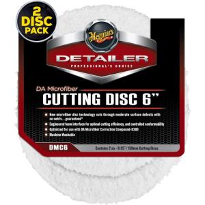 imageMeguiars DA 5 Microfiber Cutting Disc Microfiber Pads Compatible with a DA Polisher for Car Detailing That Removes Moderate Scratches Swirls and Paint Defects 2 Pack6