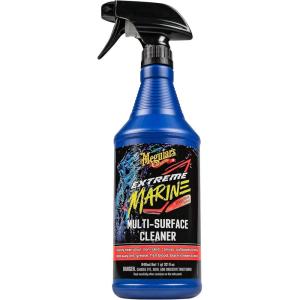 imageMeguiars Extreme Marine Water Spot Detailer  Hard Water Stain Remover that Offers Additional Shine and Protection in One Advanced Marine Detailing Spray  NonAbrasive Formula 32 Oz SprayMultiSurface Cleaner