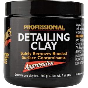 imageMeguiars G10240 Smooth Surface XL Clay Kit  Includes 240 Grams of Clay Bars Quik Detailer Spray Bottle and Microfiber TowelAggressive