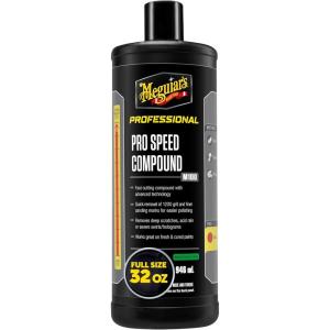imageMeguiars M10001 Mirror Glaze Pro Speed Compound A Glaze Designed for The Exterior of Your Car Removes Deep Scratches Holograms and Severe Swirls Using Advanced Technology 1 Gallon Container32 Ounce
