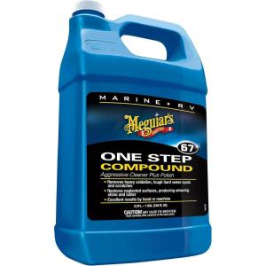 imageMeguiars M9132 MarineRV Power Cut Compound  32 Oz Bottle Packaging May VaryOneStep Compound 128 Oz