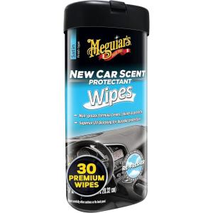 imageMeguiars New Car Scent Protectant Wipes  Easy to Use Car Wipes that Protect and Freshen Your Cars Interior  Ideal for Car Detailing ampamp Maintenance  30 Ct30 Count Pack of 1