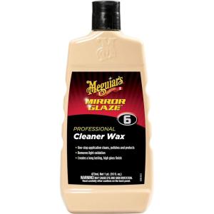 imageMeguiars Professional Cleaner Wax M0616  Swirl and Scratch Remover Car Polish and Car Wax in One Liquid  OneStep for Professional Detailing 16 Oz Packaging May Vary16 Oz