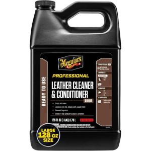 imageMeguiars Professional Leather Cleaner ampamp Conditioner D180011 Gallon Leather Cleaner ampamp Conditioner Specifically Formulated for Automotive Interior Care Delivers Professional Results 128 Oz128 Fl Oz Pack of 1