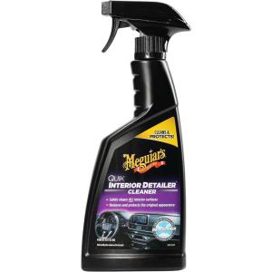 imageMeguiars Quik Interior Detailer Wipes  This NonGreasy Formula Cleans and Protects All Interior Surfaces  Easy Cleaning and Detailer All Surface Car Wipe with UV Protection 30 Wipes16 Oz Spray