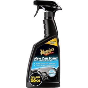 imageMeguiars Ultimate Protectant Exterior ampamp Car Interior Protectant with UV Clear Coat Technology NonGreasy Formula for Shining and Protecting Vinyl Rubber and Plastic 152 Oz Spray BottleNatural Shine  New Car Scent