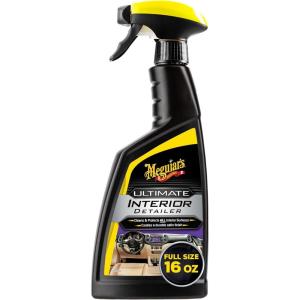imageMeguiars Ultimate Protectant Exterior ampamp Car Interior Protectant with UV Clear Coat Technology NonGreasy Formula for Shining and Protecting Vinyl Rubber and Plastic 152 Oz Spray BottleInterior Detailer
