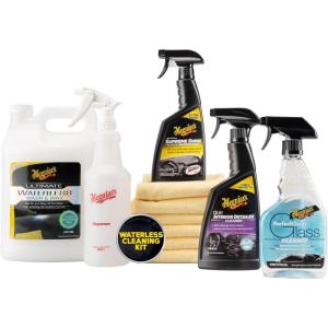 imageMeguiars Ultimate Waterless Wash ampamp Wax ScratchFree Waterless Car Cleaning Spray That Makes Detailing Quick and Easy 2in1 Cleaner and Protection to Help Your Ride Shine 1 Gallon 128 Oz1164 Fl Oz Pack of 11