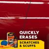 imageMeguiars Quik Scratch Eraser Kit Car Scratch Remover for Repairing Surface Blemishes Car Care Kit with ScratchX DrillMounted Pad and Microfiber Towel 4 CountKit