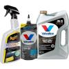 imageMeguiars Waterless Wash ampamp Wax  Valvoline Gear Oil 75W90 ampamp 5W30 Motor Oil Pack Maintaining Drivetrain Performance and Car Wash On The Go