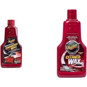 imageMeguiars 16 Oz Deep Crystal Carnauba and Cleaner Car Wax Bundle