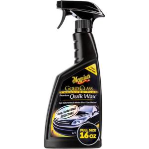 imageMeguiars G7716 Gold Class Carnauba Quik Wax Special Blend for Richness and Shine Clear Coat Safe Meguiars Quik Wax Spray that Leaves Lasting Results without Residue 16 Oz Containe