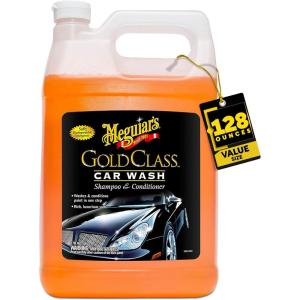 imageMeguiars Gold Class Car Wash Car Wash Foam for Car Cleaning  1 Gallon Container128 Fl Oz Pack of 1