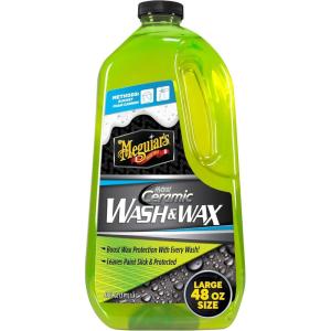 imageMeguiars Hybrid Ceramic Wash ampamp Wax  Sophisticated Car Wash Gently Cleans and Adds Shine and Slickness While Boosting Paint with Hybrid Ceramic Wax and Extreme Water Beading  48oz
