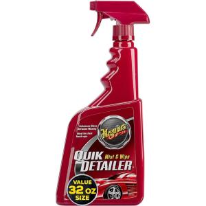 imageMeguiars Quik Detailer Mist ampamp Wipe Car Detailing Spray Clear Light Contaminants and Boost Shine with a Quick Detailer Spray that Keeps Paint and Wax Looking Like New 32 oz