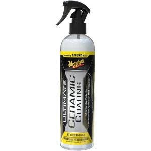 imageMeguiars Ultimate Ceramic Coating  UltraDurable CuttingEdge Ceramic Protection with Excellent Water Beading While also increasing gloss Slickness and Concealing Minor Paint Defects  8oz Spray
