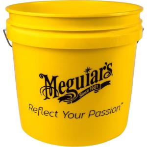 imageMeguiars Yellow Bucket Car Wash Bucket for Water and Suds  35 Gallon35 Gal Bucket