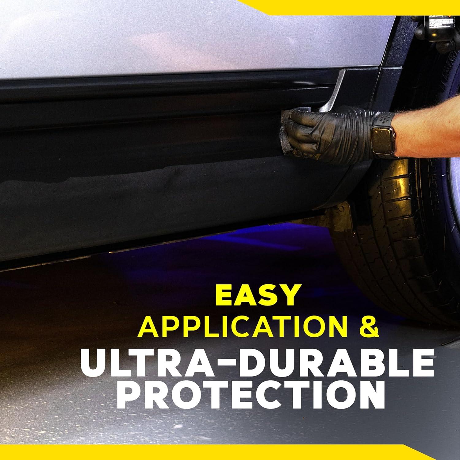 imageMeguiars Heavy Duty Trim Restoration Kit  Includes a Cleaning Solution to Deep Clean Plastic and Trim and Protective Trim Shield That Delivers UltraDurable Protection with UV Blocking Protection