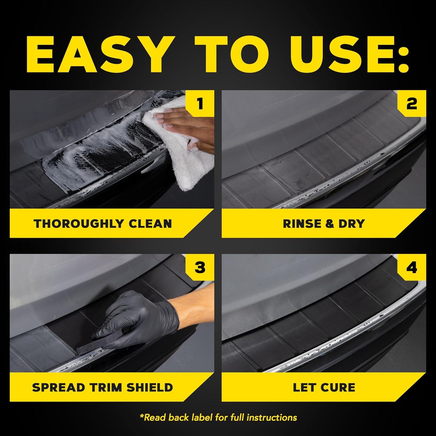 imageMeguiars Heavy Duty Trim Restoration Kit  Includes a Cleaning Solution to Deep Clean Plastic and Trim and Protective Trim Shield That Delivers UltraDurable Protection with UV Blocking Protection