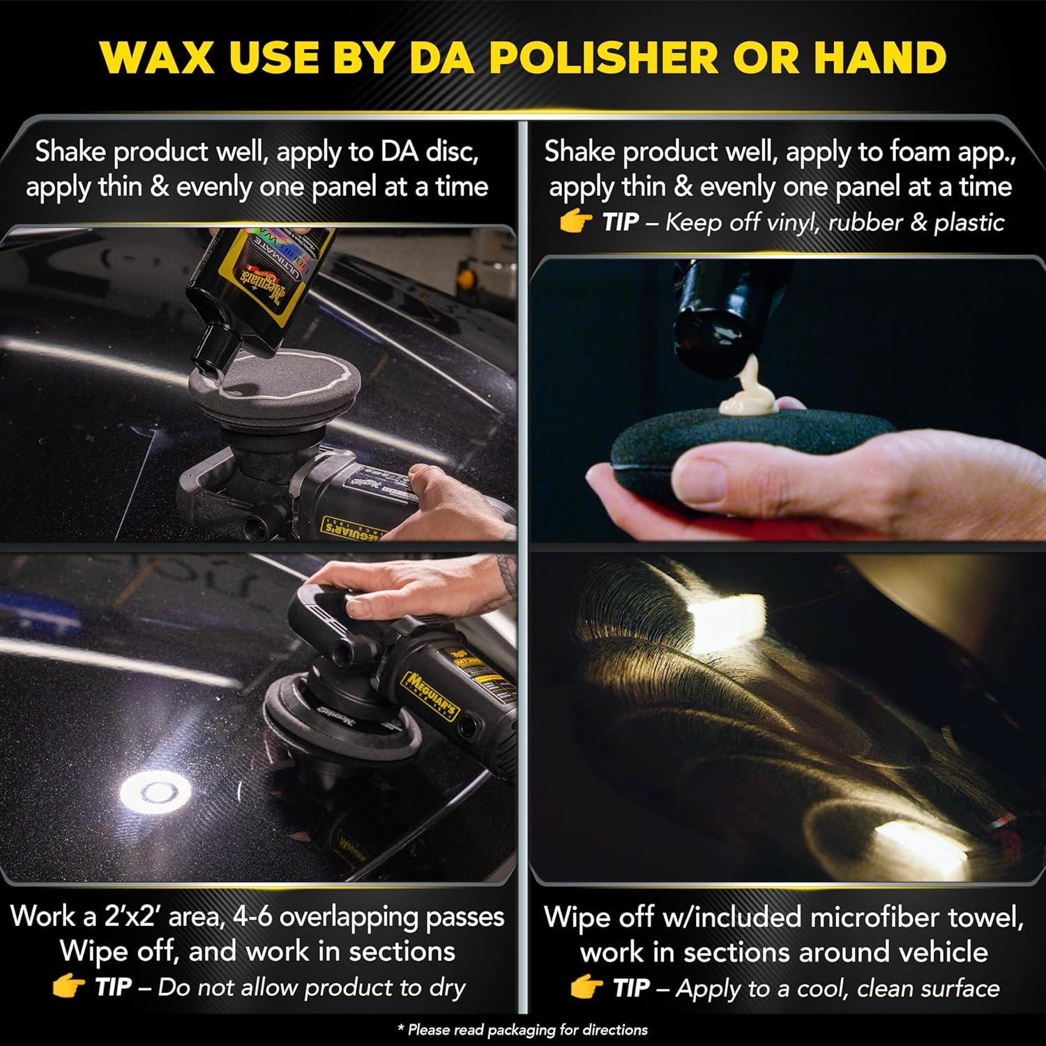 imageMeguiars Ultimate 3 Step Paint Care Kit Car Detailing and Polishing KitPaintCare Kit