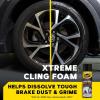 imageMeguiars Hot Rims Foaming Wheel ampamp Tire Cleaner  Combines a Wheel and Tire Cleaner in One Product that Quickly Powers through Brake Dust and Grime on OEM Clear Coated Wheels 20 Oz Foam20 Fl Oz Pack of 1