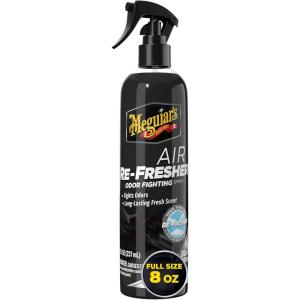 imageMeguiars Air ReFresher Odor Fighting Spray  Black Chrome Scent  Convenient Car Air Freshener that Instantly Fights Odors and Leaves Behind a LongLasting Refreshing Black Chrome Scent 8 Oz Spray