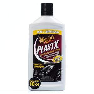 imageMeguiars PlastX Clear Plastic Polish Fast ampamp Easy Clear Plastic Restorer for Headlights Taillights Soft Top Windows and More Remove Scratches Cloudiness Yellowing and Oxidation 10 ozPlastX