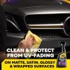 imageMeguiars Matte ampamp Vinyl Wrap Protection  This Advanced Car Detailer is The Perfect Way to Quickly Clean and Protect Car Wraps and Matte Satin ampamp Glossy Surfaces with StreakFree Results 24 Oz Spray