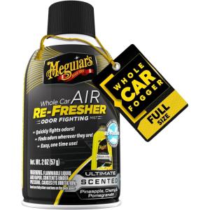 imageMeguiars Car Air Refresher Odor Fighting Mist  Ultimate LongLasting Car Air Freshener Fights Strong and Unwanted Vehicle Smells while Refreshing Interiors with a Refreshing Scent 2 oz Aerosol