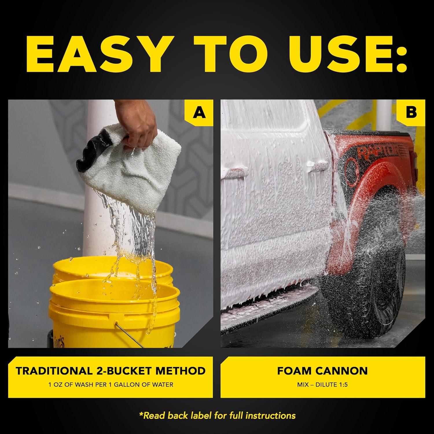 imageMeguiars Watermelon Bubblegum Scented Car Wash  Use This Advanced Car Wash Soap in a Foam Cannon or in a Bucket to Quickly Remove Dirt and Grime with ExtraRich Suds Plus a Pleasant Scent 64 oz