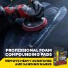 imageMeguiars 6quot Compounding Foam Pads  M6CFP2  Professional Foam Cutting Pad use with Meguiars Compound to Remove Heavy Defects Sanding Marks and Scratches Machine Pad for Compounding 2 Pack
