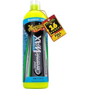 imageMeguiars Hybrid Ceramic Liquid Wax Shield Your Paint with a ResidueFree Liquid Car Wax with Advanced SiO2 Hybrid Technology and LongLasting WaterBeading Protection 16 Oz Bottle