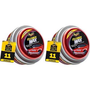 image:imageMeguiars A1214 Cleaner Wax Paste  11 Oz Container Pack of 211 Ounce Pack of 2