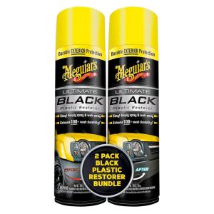 image:imageMeguiars Ultimate Black Plastic Restorer  Restore Faded Exterior Trim Add Shine and Protect Exterior Trim with Durability and UV Protection  Makes Trim and Plastic Look Like New 10 Oz Aerosol
