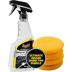 image:imageMeguiars Ultimate Insane Shine Tire Spray and Applicator Pads BundleTire Spray  Applicator Pads Bundle